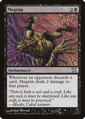 Megrim card from 10th Edition