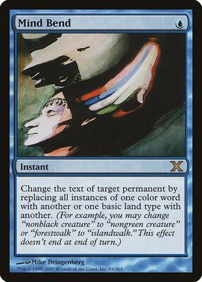 Mind Bend card from 10th Edition