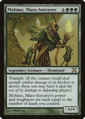 Molimo, Maro-Sorcerer card from 10th Edition