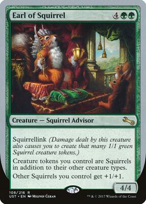 Earl of Squirrel card from Unstable