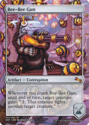 Bee-Bee Gun card from Unstable