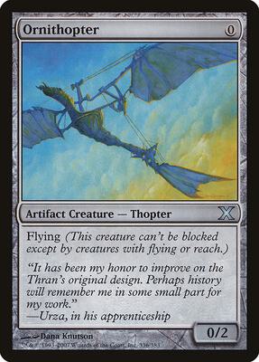 Ornithopter card from 10th Edition