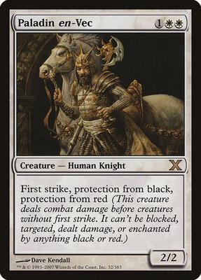 Paladin en-Vec card from 10th Edition