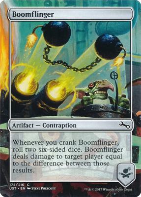 Boomflinger card from Unstable