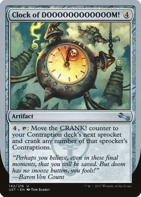 Clock of DOOOOOOOOOOOOM! card from Unstable