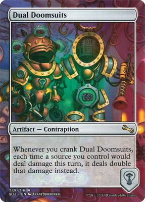 Dual Doomsuits card from Unstable