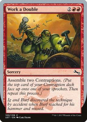 Work a Double card from Unstable