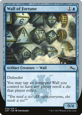 Wall of Fortune card from Unstable