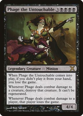Phage the Untouchable card from 10th Edition
