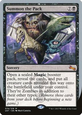 Summon the Pack card from Unstable
