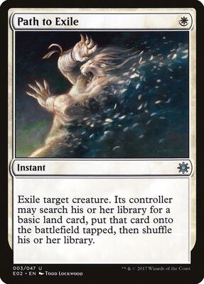 Path to Exile card from Explorers of Ixalan