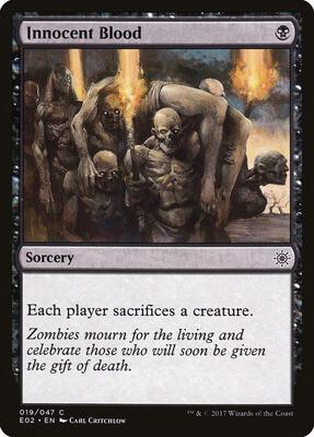 Innocent Blood card from Explorers of Ixalan
