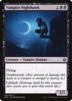 Vampire Nighthawk card from Explorers of Ixalan