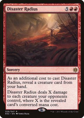 Disaster Radius card from Explorers of Ixalan