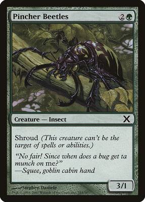Pincher Beetles card from 10th Edition
