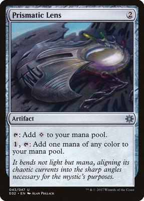 Prismatic Lens card from Explorers of Ixalan