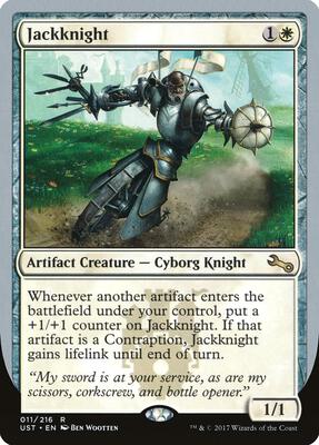 Jackknight card from Unstable
