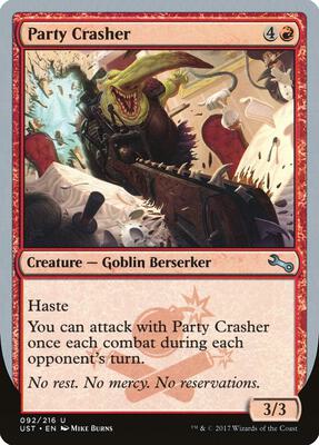 Party Crasher card from Unstable