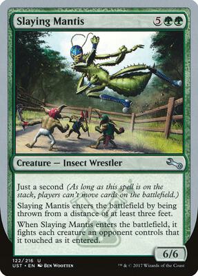 Slaying Mantis card from Unstable