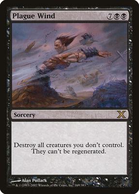 Plague Wind card from 10th Edition