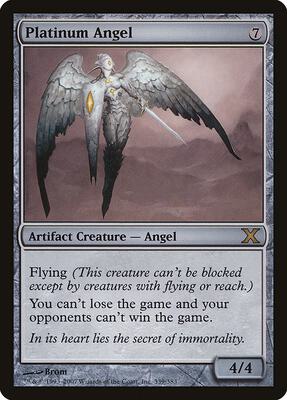 Platinum Angel card from 10th Edition