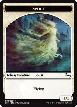 Spirit Token card from Unstable