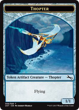 Thopter Token card from Unstable