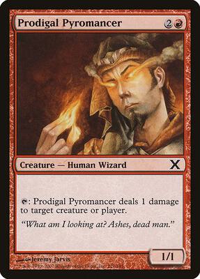 Prodigal Pyromancer card from 10th Edition