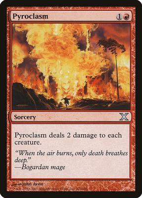 Pyroclasm card from 10th Edition