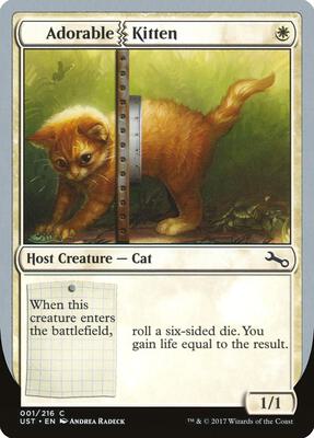 Adorable Kitten card from Unstable