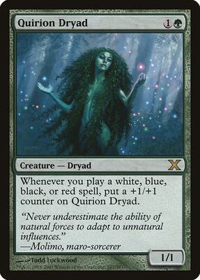 Quirion Dryad card from 10th Edition