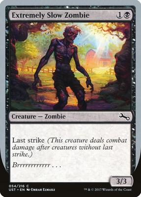 Extremely Slow Zombie (A) card from Unstable