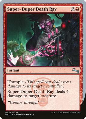 Super-Duper Death Ray card from Unstable
