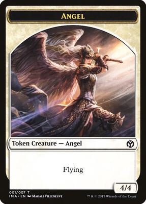 Angel Token (001) card from Iconic Masters