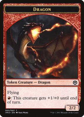 Dragon Token (005) card from Iconic Masters
