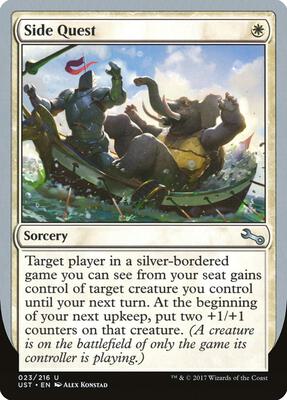 Side Quest card from Unstable