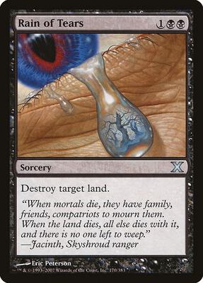 Rain of Tears card from 10th Edition