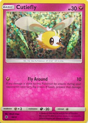 Cutiefly - 10/12 card from McDonald's Promos 2017