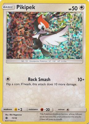 Pikipek - 11/12 card from McDonald's Promos 2017