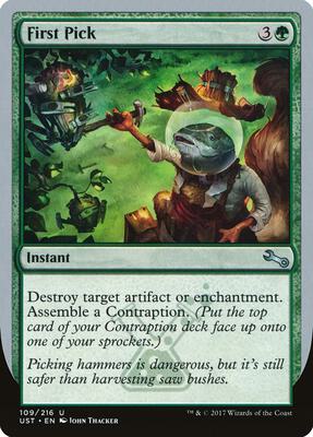First Pick card from Unstable