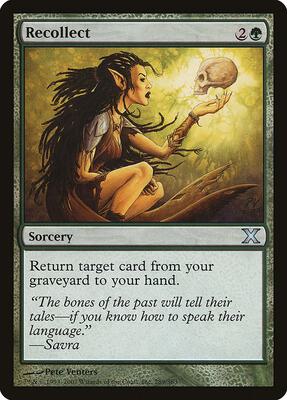 Recollect card from 10th Edition