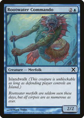 Rootwater Commando card from 10th Edition