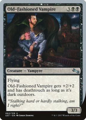 Old-Fashioned Vampire card from Unstable