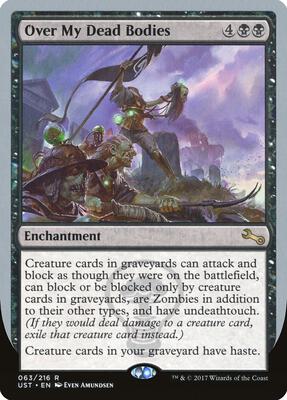 Over My Dead Bodies card from Unstable
