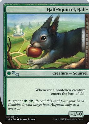 Half-Squirrel, Half- card from Unstable