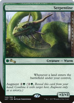 Serpentine card from Unstable