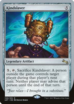 Kindslaver card from Unstable