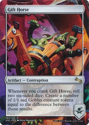 Gift Horse card from Unstable