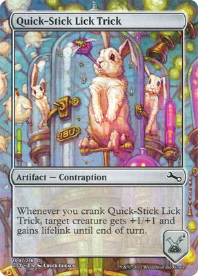 Quick-Stick Lick Trick card from Unstable