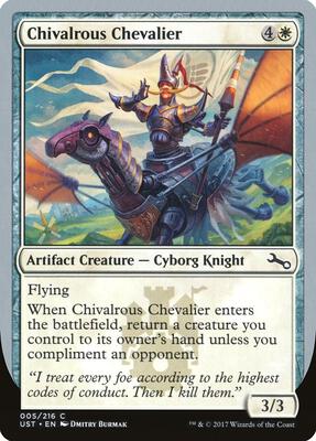 Chivalrous Chevalier card from Unstable